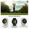 imageGarmin Approach S50 Advanced Golf GPS Smartwatch AMOLED Display OnCourse Features WristBased Heart Rate Slate Aluminum Bezel with Black ComfortFit Nylon BandIvory