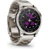 imageGarmin D2 Mach 1 Touchscreen Aviator Smartwatch with GPS Moving Map Aviation Weather Health and Wellness Features and More Vented Titanium Bracelet