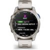 imageGarmin D2 Mach 1 Touchscreen Aviator Smartwatch with GPS Moving Map Aviation Weather Health and Wellness Features and More Vented Titanium Bracelet