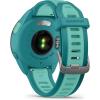 imageGarmin Forerunner 165 Music Running Smartwatch Colorful AMOLED Display Training Metrics and Recovery Insights Music on Your Wrist BlackTurquoise
