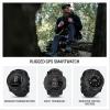 imageGarmin Instinct 3 45mm AMOLED Display Rugged Outdoor GPS Smartwatch MetalReinforced Bezel Builtin Flashlight Up to 18 Days of Battery Life BlackBlack with Black Band