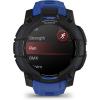 imageGarmin Instinct 3 45mm AMOLED Display Rugged Outdoor GPS Smartwatch MetalReinforced Bezel Builtin Flashlight Up to 18 Days of Battery Life BlackBlack with Bolt Blue