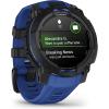 imageGarmin Instinct 3 45mm AMOLED Display Rugged Outdoor GPS Smartwatch MetalReinforced Bezel Builtin Flashlight Up to 18 Days of Battery Life BlackBlack with Bolt Blue