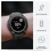 imageGarmin Instinct 3 45mm AMOLED Display Rugged Outdoor GPS Smartwatch MetalReinforced Bezel Builtin Flashlight Up to 18 Days of Battery Life BlackE  Charcoal
