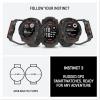 imageGarmin Instinct 3 45mm AMOLED Display Rugged Outdoor GPS Smartwatch MetalReinforced Bezel Builtin Flashlight Up to 18 Days of Battery Life BlackSolar Charcoal