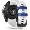 imageGarmin Instinct 3 45mm AMOLED Display Rugged Outdoor GPS Smartwatch MetalReinforced Bezel Builtin Flashlight Up to 18 Days of Battery Life BlackWhitestoneBolt Blue