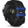 imageGarmin Instinct 3 45mm AMOLED Display Rugged Outdoor GPS Smartwatch MetalReinforced Bezel Builtin Flashlight Up to 18 Days of Battery Life BlackWhitestone and Bolt Blue