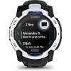 imageGarmin Instinct 3 45mm AMOLED Display Rugged Outdoor GPS Smartwatch MetalReinforced Bezel Builtin Flashlight Up to 18 Days of Battery Life BlackWhitestone and Bolt Blue