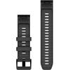 imageGarmin QuickFit 20mm BlackPebble Gray Silicone BandGraphite