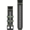 imageGarmin QuickFit 20mm BlackPebble Gray Silicone BandWillowGraphite
