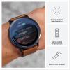 imageGarmin Venu 4 41mm Advanced Health and Fitness GPS Smartwatch Bright and Colorful Display Builtin Flashlight 10 Days of Battery Life Lunar Gold with Bone Silicone BandBlack and Brown