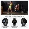 imageGarmin Venu 4 41mm Advanced Health and Fitness GPS Smartwatch Bright and Colorful Display Builtin Flashlight 10 Days of Battery Life Lunar Gold with Bone Silicone BandSlate and Black