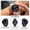 imageGarmin Venu 4 41mm Advanced Health and Fitness GPS Smartwatch Bright and Colorful Display Builtin Flashlight 10 Days of Battery Life Lunar Gold with Bone Silicone BandSlate and Black