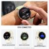 imageGarmin Venu 4 41mm Advanced Health and Fitness GPS Smartwatch Bright and Colorful Display Builtin Flashlight 10 Days of Battery Life Lunar Gold with Bone Silicone BandLunar Gold and Bone