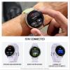 imageGarmin Venu 4 41mm Advanced Health and Fitness GPS Smartwatch Bright and Colorful Display Builtin Flashlight 10 Days of Battery Life Lunar Gold with Bone Silicone BandPeriwinkle
