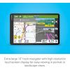 imageGarmin dzl OTR1020 ExtraLarge HighRes 10 GPS Truck Navigator Custom Routing Satellite Imagery Wind Speed CommunityShared Loading Docks Entrances and Parking10