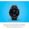imageGarmin epix Pro Gen 2 Sapphire Edition 51mm High Performance Smartwatch Advanced Training Technology Builtin Flashlight BlackCarbon Gray DLC Titanium with Black Band