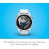imageGarmin epix Pro Gen 2 Sapphire Edition 51mm High Performance Smartwatch Advanced Training Technology Builtin Flashlight BlackSilver with Whitestone Band