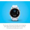 imageGarmin epix Pro Gen 2 Sapphire Edition 51mm High Performance Smartwatch Advanced Training Technology Builtin Flashlight BlackSilver with Whitestone Band