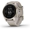imageGarmin epix Pro Gen 2 Sapphire Edition 51mm High Performance Smartwatch Advanced Training Technology Builtin Flashlight BlackSoft Gold with Light Sand Band