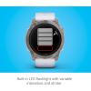 imageGarmin epix Pro Gen 2 Sapphire Edition 51mm High Performance Smartwatch Advanced Training Technology Builtin Flashlight BlackTitanium w Whitestone Band