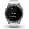 imageGarmin epix Pro Gen 2 Sapphire Edition 51mm High Performance Smartwatch Advanced Training Technology Builtin Flashlight BlackTitanium with Whitestone Band