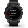 imageGarmin fnix 7S Pro Sapphire Solar Multisport GPS Smartwatch Builtin Flashlight Solar Charging Capability SandCarbon Gray DLC Titanium w Black Band