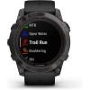 imageGarmin fnix 7S Pro Sapphire Solar Multisport GPS Smartwatch Builtin Flashlight Solar Charging Capability SandCarbon Gray DLC Titanium with Blk Band