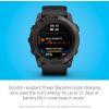 imageGarmin fnix 7S Pro Sapphire Solar Multisport GPS Smartwatch Builtin Flashlight Solar Charging Capability SandCarbon Gray DLC Titanium with Blk Band