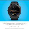 imageGarmin fnix 7S Pro Sapphire Solar Multisport GPS Smartwatch Builtin Flashlight Solar Charging Capability SandSlate Gray w Black Band