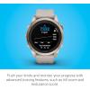 imageGarmin fnix 7S Pro Sapphire Solar Multisport GPS Smartwatch Builtin Flashlight Solar Charging Capability SandSoft Gold with Light Sand Band