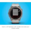 imageGarmin fnix 7S Pro Sapphire Solar Multisport GPS Smartwatch Builtin Flashlight Solar Charging Capability SandTitanium with Fog GrayEmber Orange Band