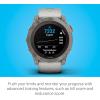 imageGarmin fnix 7S Pro Sapphire Solar Multisport GPS Smartwatch Builtin Flashlight Solar Charging Capability SandTitanium with Fog GrayEmber Orange Band