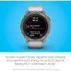 imageGarmin fnix 7S Pro Sapphire Solar Multisport GPS Smartwatch Builtin Flashlight Solar Charging Capability SandTitanium with Fog GrayEmber Orange Band