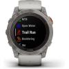 imageGarmin fnix 7S Pro Sapphire Solar Multisport GPS Smartwatch Builtin Flashlight Solar Charging Capability SandTitanium with Fog GrayEmber Orange Band
