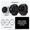 imageGarmin fnix E  47 mm AMOLED Premium Multisport GPS Smartwatch LongLasting Battery Life Stainless Steel with Black BandTitanium with Gray Band51 mm