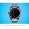 imageGarmin quatix 7X Solar Edition Marine GPS Smartwatch Solar Charging Capabilities Durable Watch with Flashlight Tide Changes and Anchor Drag Alerts Waypoint MarkingSolar