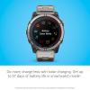 imageGarmin quatix 7X Solar Edition Marine GPS Smartwatch Solar Charging Capabilities Durable Watch with Flashlight Tide Changes and Anchor Drag Alerts Waypoint MarkingSolar