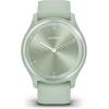 imageGarmin vivomove Sport Hybrid Smartwatch Health and Wellness Features Touchscreen WhiteLight Green