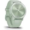imageGarmin vivomove Sport Hybrid Smartwatch Health and Wellness Features Touchscreen WhiteLight Green