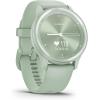 imageGarmin vivomove Sport Hybrid Smartwatch Health and Wellness Features Touchscreen WhiteLight Green