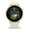 imageGarmin vvoactive 6 Health and Fitness GPS Smartwatch AMOLED Display Up to 11 Days of Battery Metallic Jasper Green with Jasper Green BandPink Dawn with Bone