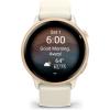imageGarmin vvoactive 6 Health and Fitness GPS Smartwatch AMOLED Display Up to 11 Days of Battery Metallic Jasper Green with Jasper Green BandPink Dawn with Bone