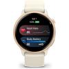 imageGarmin vvoactive 6 Health and Fitness GPS Smartwatch AMOLED Display Up to 11 Days of Battery Metallic Jasper Green with Jasper Green BandPink Dawn with Bone