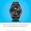 imageGarmin vvomove Trend Stylish Hybrid Smartwatch LongLasting Battery Life Dynamic Watch Hands and Touchscreen Display IvoryBlack