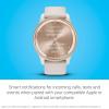 imageGarmin vvomove Trend Stylish Hybrid Smartwatch LongLasting Battery Life Dynamic Watch Hands and Touchscreen Display IvoryIvory