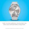 imageGarmin vvomove Trend Stylish Hybrid Smartwatch LongLasting Battery Life Dynamic Watch Hands and Touchscreen Display IvoryMist Gray