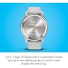 imageGarmin vvomove Trend Stylish Hybrid Smartwatch LongLasting Battery Life Dynamic Watch Hands and Touchscreen Display IvoryMist Gray