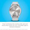 imageGarmin vvomove Trend Stylish Hybrid Smartwatch LongLasting Battery Life Dynamic Watch Hands and Touchscreen Display IvoryMist Gray
