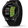imageGarmin Approach S50 Advanced Golf GPS Smartwatch AMOLED Display OnCourse Features WristBased Heart Rate Slate Aluminum Bezel with Black ComfortFit Nylon BandSlate with Black Band